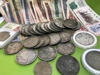 天津哪里回收银元，铜钱，纸币，纪念币等价高同行，发图估价